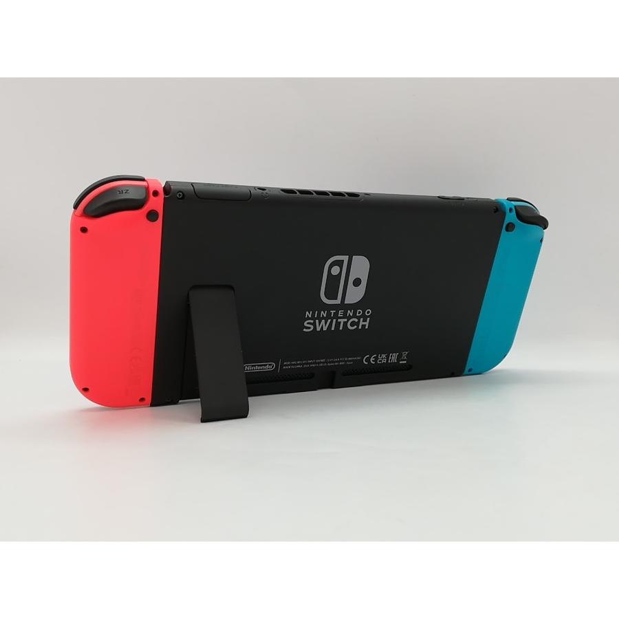 中古】Nintendo Switch 本体 Joy-Con(L) ネオンブルー/(R