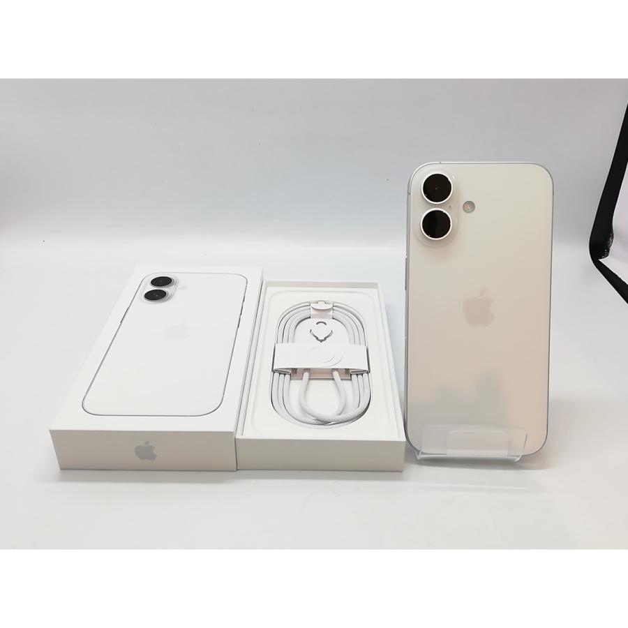 未使用】Apple 国内版 【SIMフリー】 iPhone 16 128GB ホワイト MYDR3J