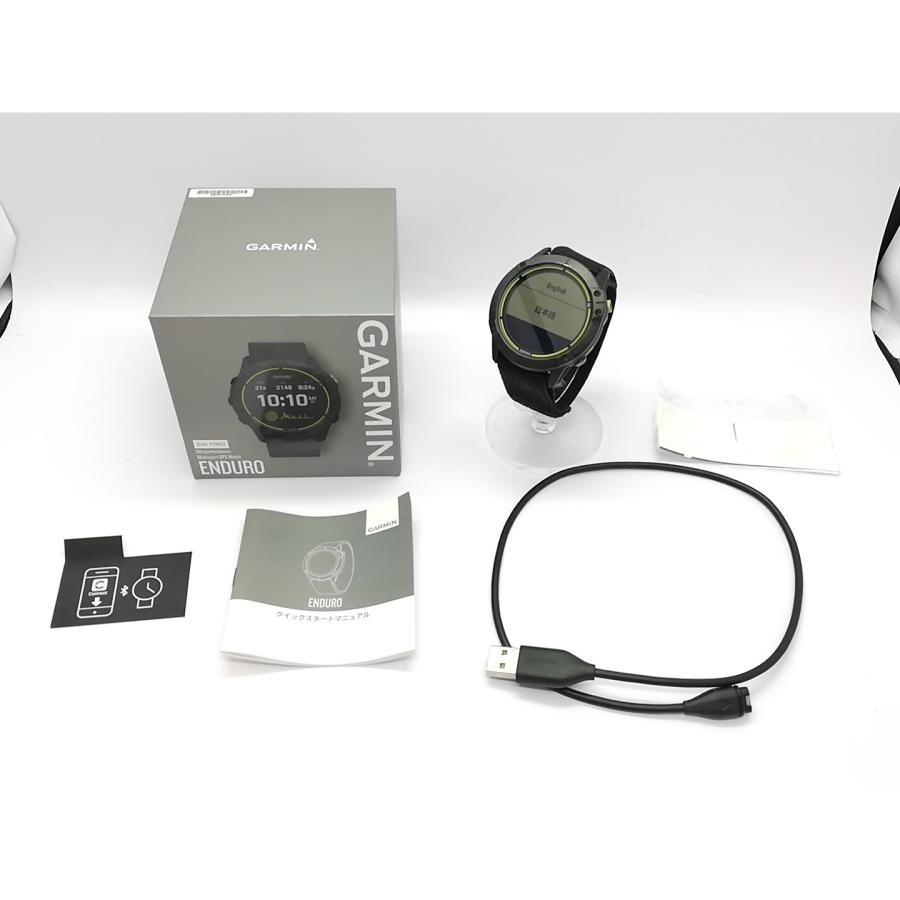【中古】Garmin Enduro - Ti Carbon Gray DLC/Black 010-02408-31【神保町】保証期間１ヶ月【ランクB】の画像