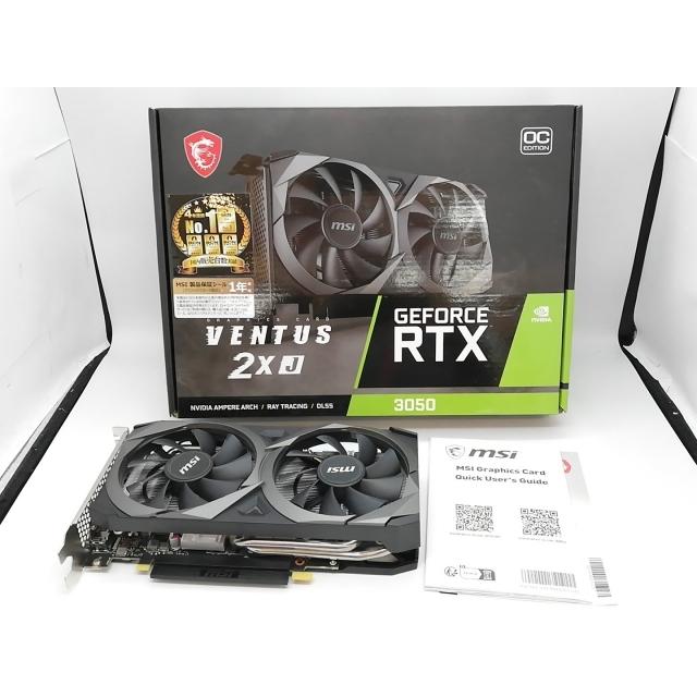 中古】MSI GeForce RTX 3050 VENTUS 2X J 8G OC RTX3050/8G【立川  