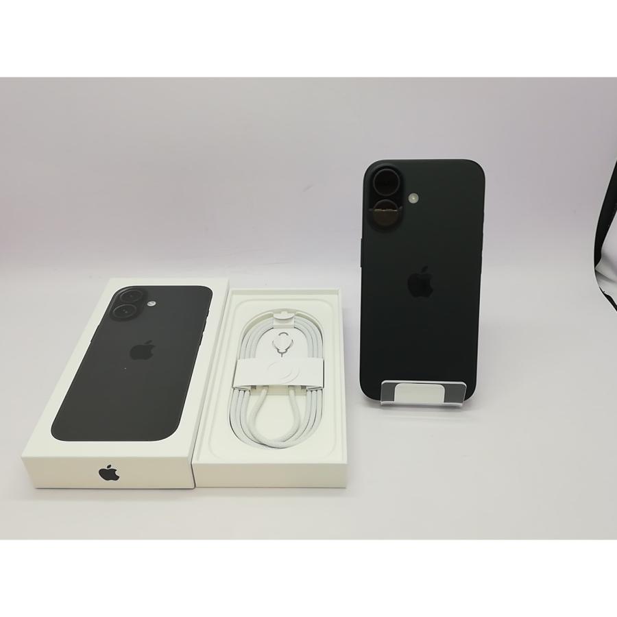 未使用】Apple 国内版 【SIMフリー】 iPhone 16 128GB ブラック MYDQ3J