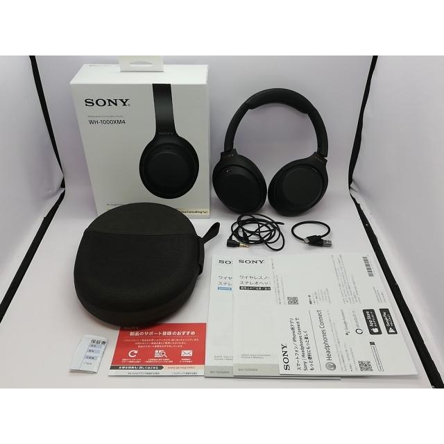 中古】SONY WH-1000XM4 (B) ブラック【立川フロム中武】保証期間1ヶ月