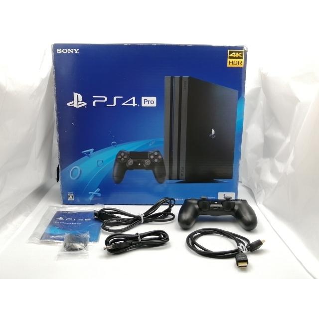 中古】SONY PlayStation4 Pro ジェット・ブラック 1TB CUH-7200BB01