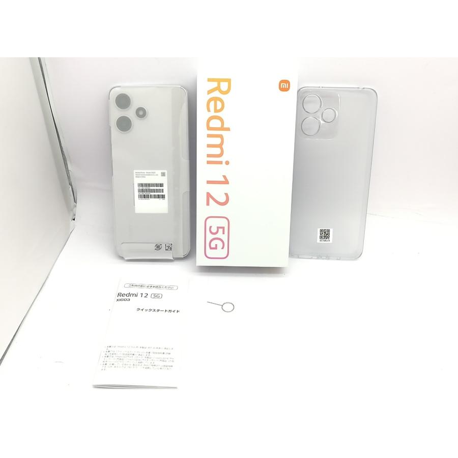未使用】Xiaomi au 【SIMフリー】 Redmi 12 5G 4GB 128GB ポーラー