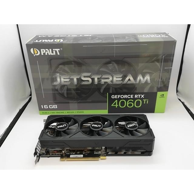 中古】Palit GeForce RTX 4060 Ti JetStream 16GB(NE6406T019T1-1061J