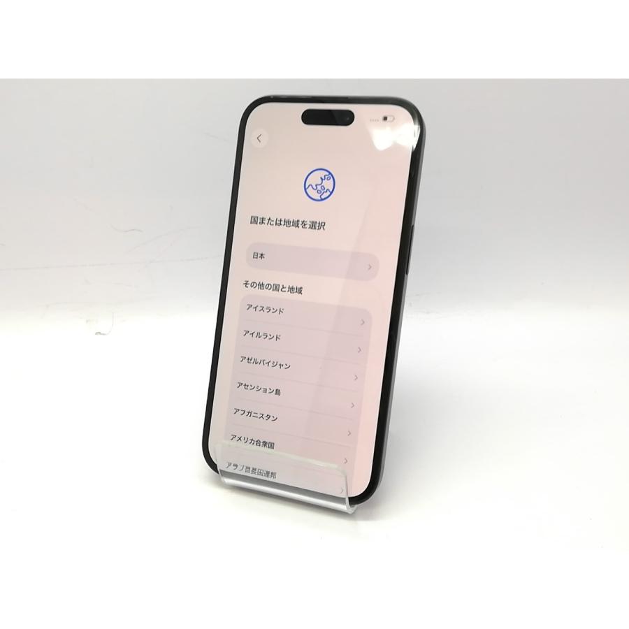 中古】Apple 国内版 【SIMフリー】 iPhone 15 128GB ブラック MTMH3J/A