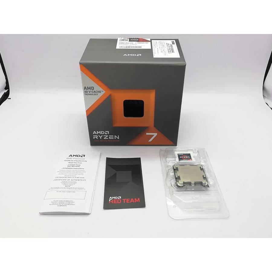 中古】AMD Ryzen 7 7800X3D (4.2GHz/TC:5GHz) BOX AM5/8C/16T/L3 96MB
