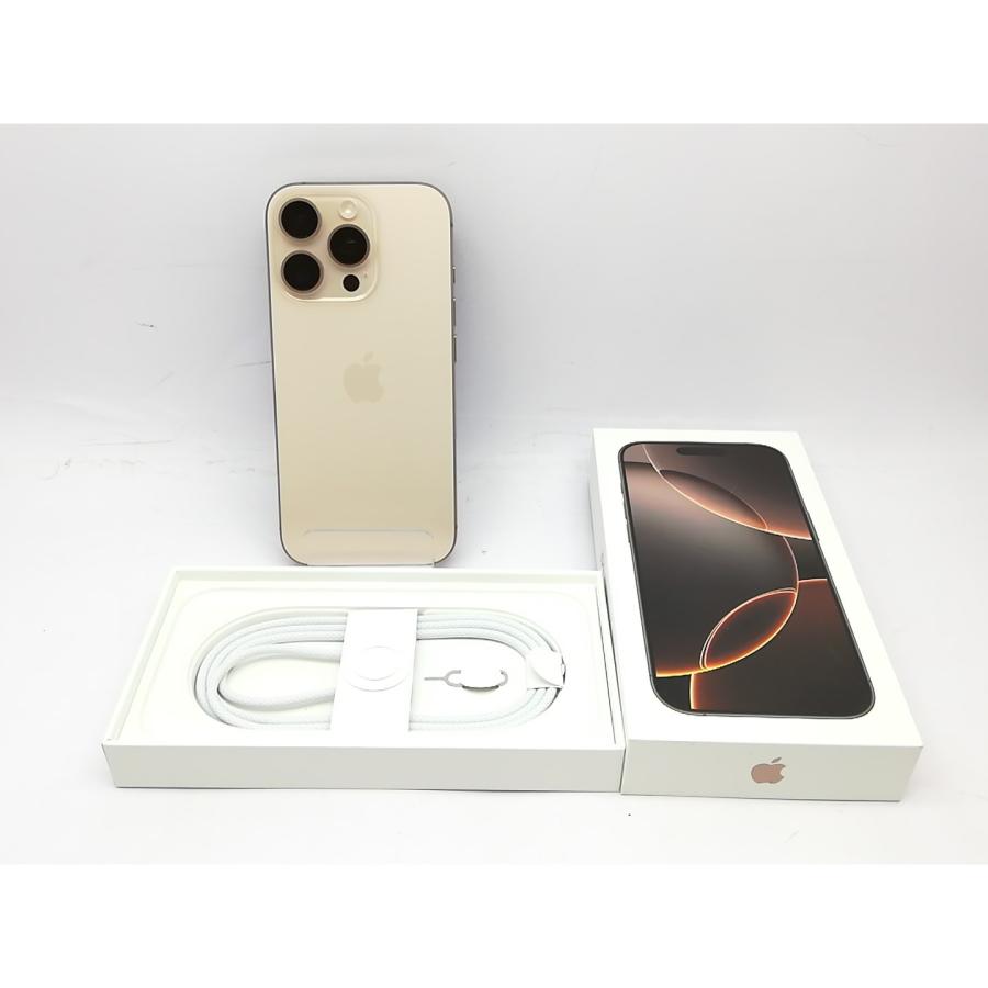 中古】Apple 国内版 【SIMフリー】 iPhone 16 Pro 256GB デザート