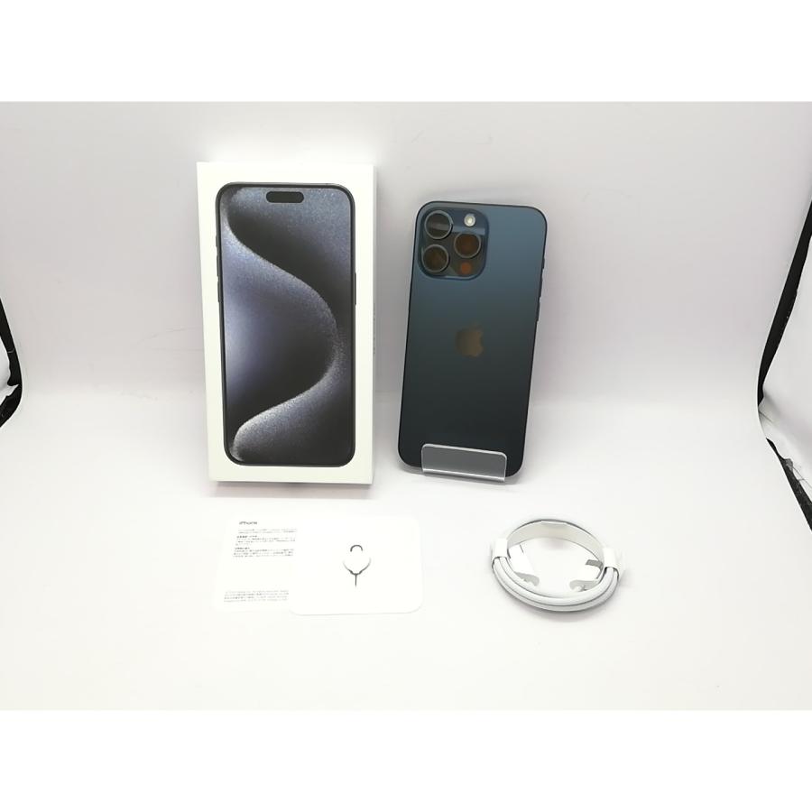 中古】Apple docomo 【SIMフリー】 iPhone 15 Pro Max 512GB ブルー