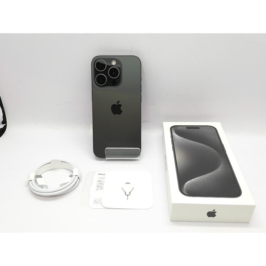 中古】Apple 国内版 【SIMフリー】 iPhone 15 Pro 256GB ブラック