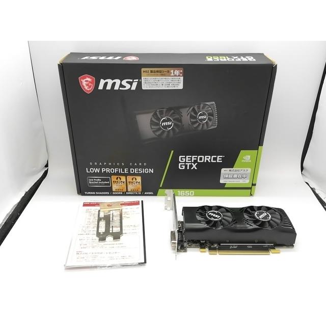 中古】MSI GeForce GTX 1650 4GT LP GTX1650/4GB(GDDR5)/PCI-E【立川