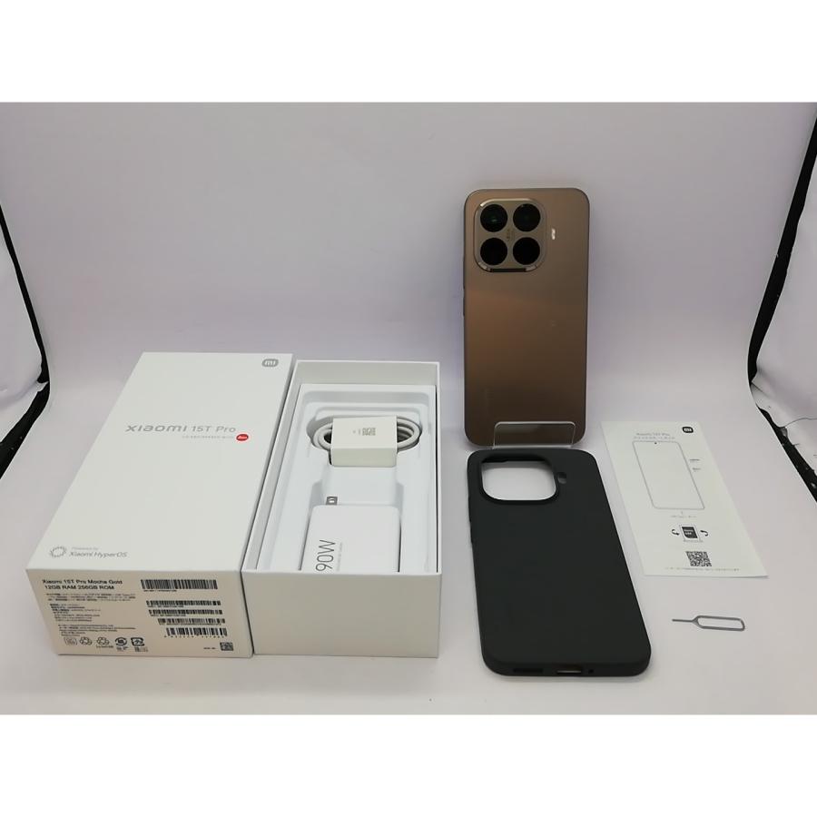 中古】Xiaomi 国内版 【SIMフリー】 Xiaomi 15T Pro モカゴールド 12GB