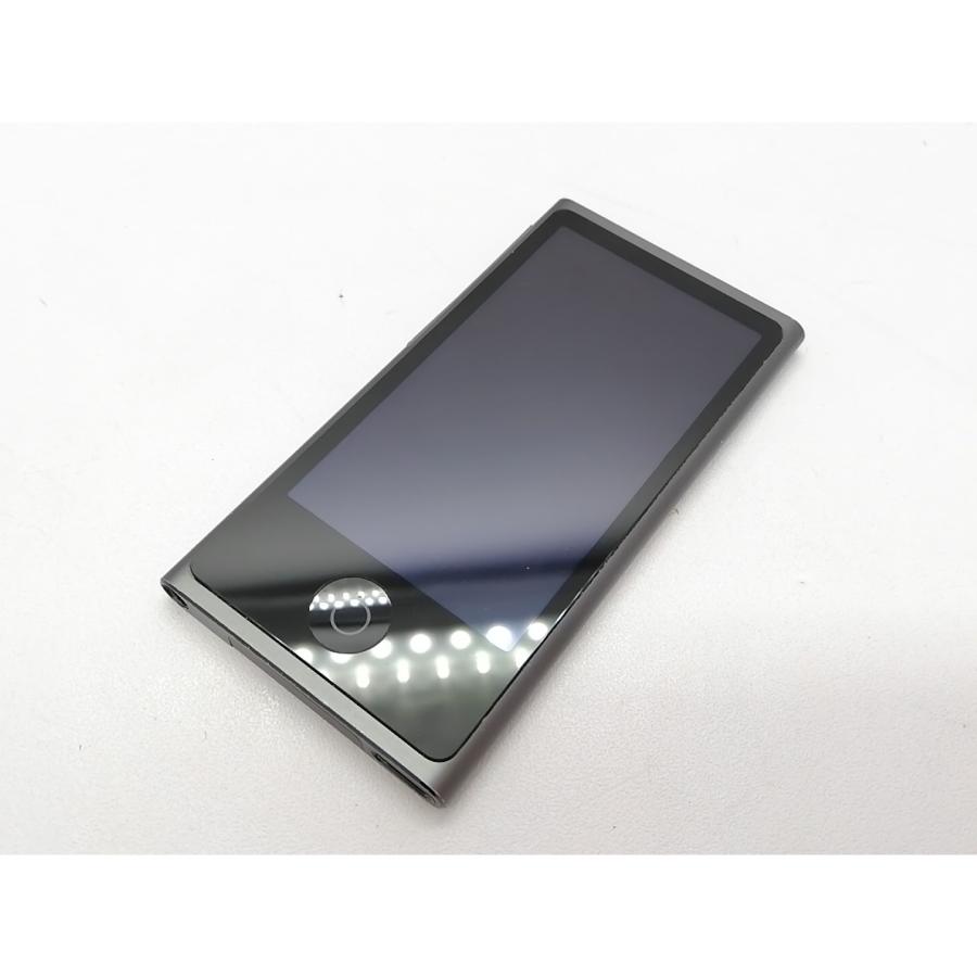 中古】Apple iPod nano 16GB スペースグレイ MKN52J/A (2015/第7世代