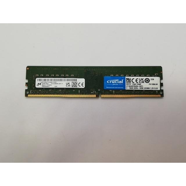 中古 デスクトップPC メモリ PC4-25600/DDR4-3200 16GB 中古】DDR4 16GB PC4-25600(DDR4-3200)【デスクトップPC用】【立川