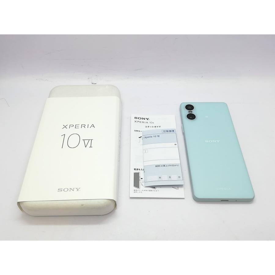 中古】SONY 国内版 【SIMフリー】 Xperia 10 VI ブルー 6GB 128GB XQ