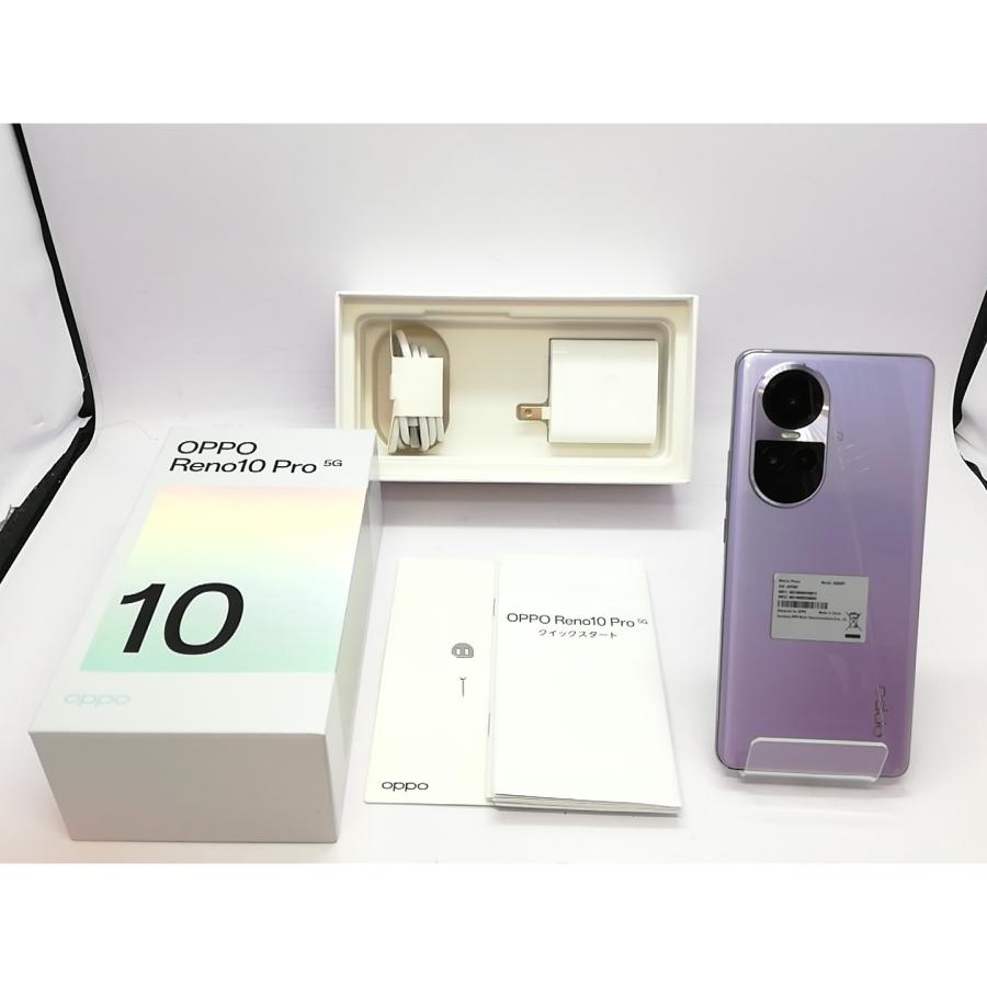 中古】Oppo SoftBank 【SIMフリー】 OPPO Reno10 Pro 5G グロッシー