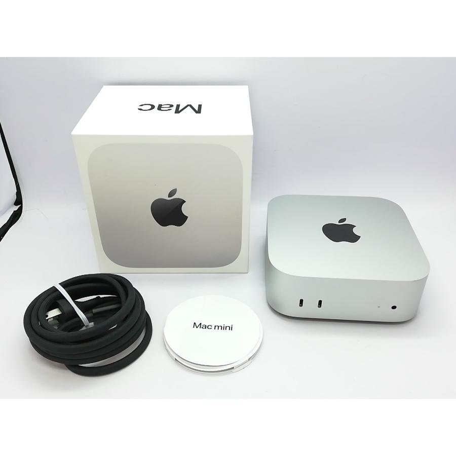 中古】Apple Mac mini M4(CPU:10C/GPU:10C) 24GB/512GB シルバー