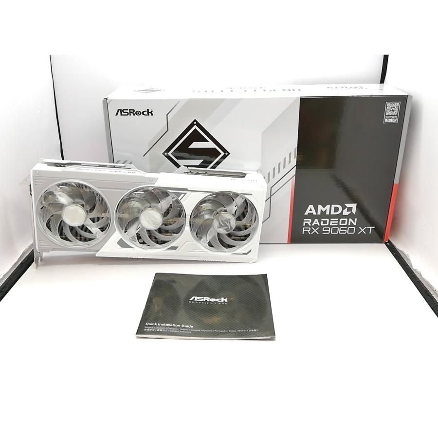 中古】ASRock Radeon RX 9060 XT Steel Legend 16GB OC RX9060XT/16GB