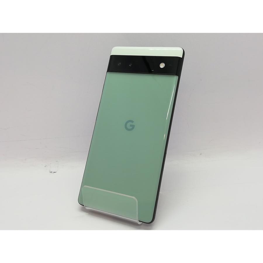 中古】Google au 【SIMフリー】 Pixel 6a セージ 6GB 128GB GB17L