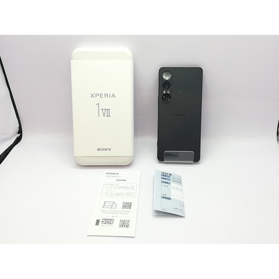 中古】SONY 国内版 【SIMフリー】 Xperia 1 VII スレートブラック 12GB