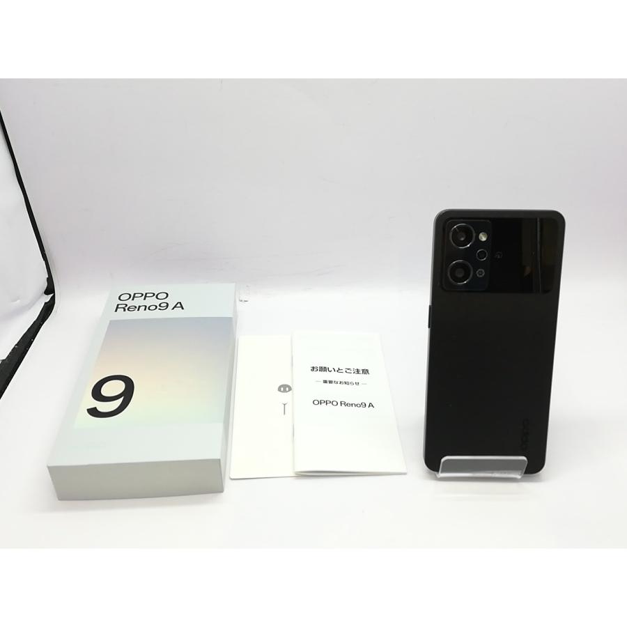 中古】Oppo ymobile 【SIMフリー】 OPPO Reno9 A ナイトブラック 8GB