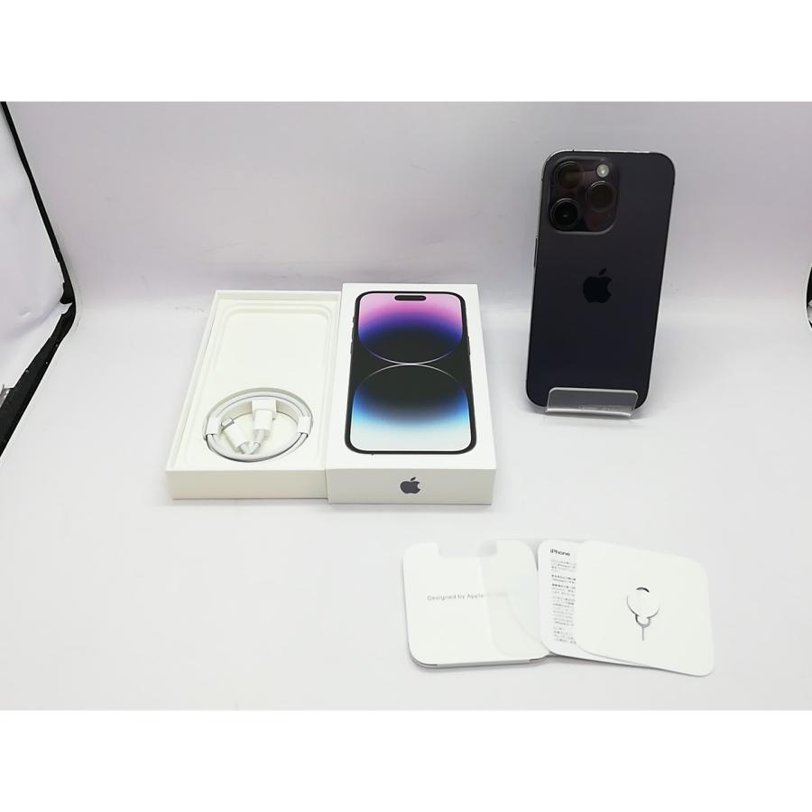 中古】Apple docomo 【SIMフリー】 iPhone 14 Pro 256GB ディープ