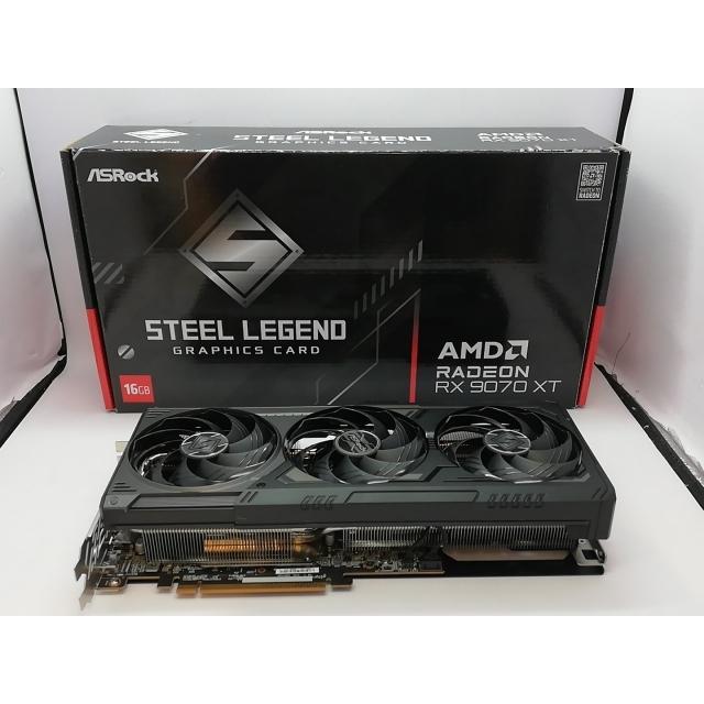 中古】ASRock Radeon RX 9070 XT Steel Legend Dark 16GB RX9070XT