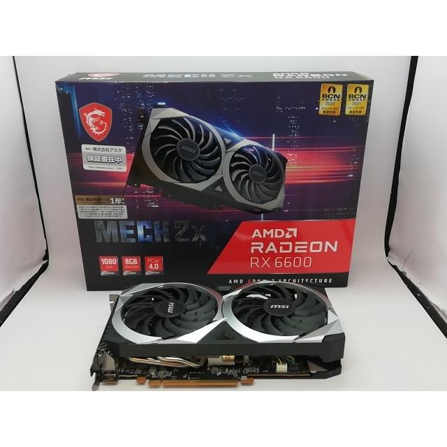 【中古】MSI Radeon RX 6600 MECH 2X 8G RX6600/8GB(GDDR6)/PCI-E【立川フロム中武】保証期間1 ...