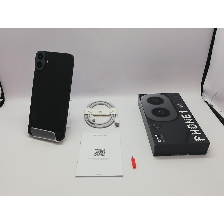 中古】NOTHING 【SIMフリー】 CMF Phone 1 8GB 128GB ブラック【立川