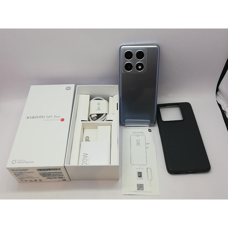 中古】Xiaomi 国内版 【SIMフリー】 Xiaomi 14T Pro 12GB 256GB チタン