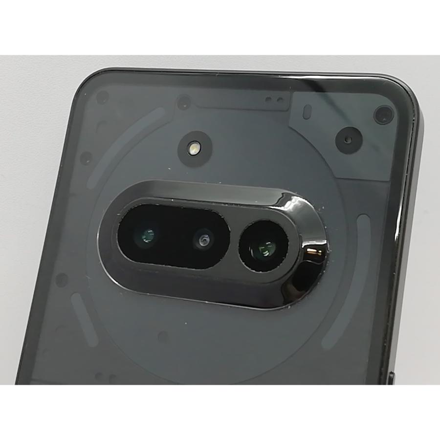 中古】NOTHING 国内版 【SIMフリー】 Nothing Phone (3a) ブラック 8GB