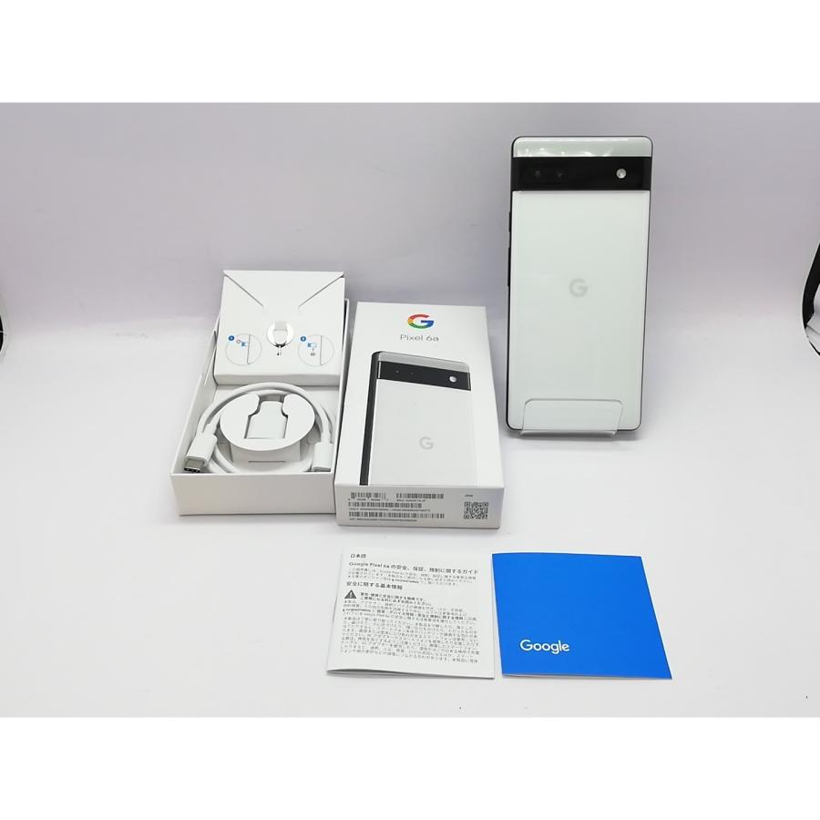 中古】Google au 【SIMフリー】 Pixel 6a チョーク 6GB 128GB GB17L