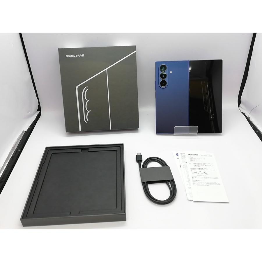 中古】SAMSUNG 国内版 【SIMフリー】 Galaxy Z Fold7 ブルーシャドウ