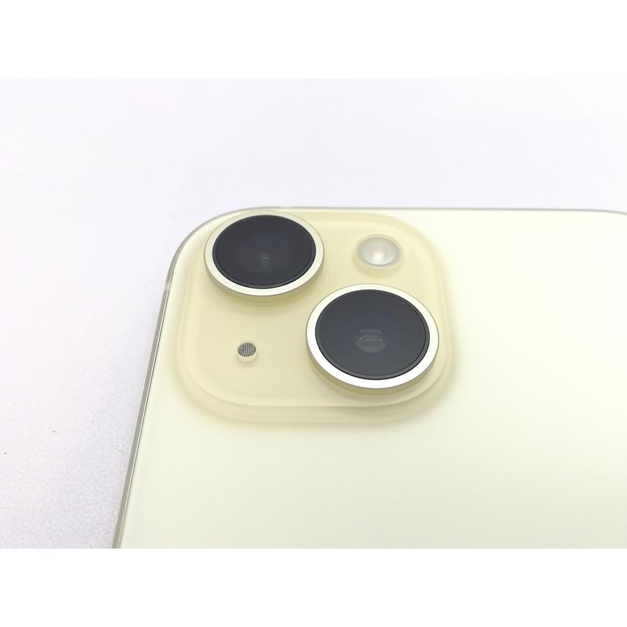 中古】Apple 国内版 【SIMフリー】 iPhone 15 128GB イエロー MTMK3J/A