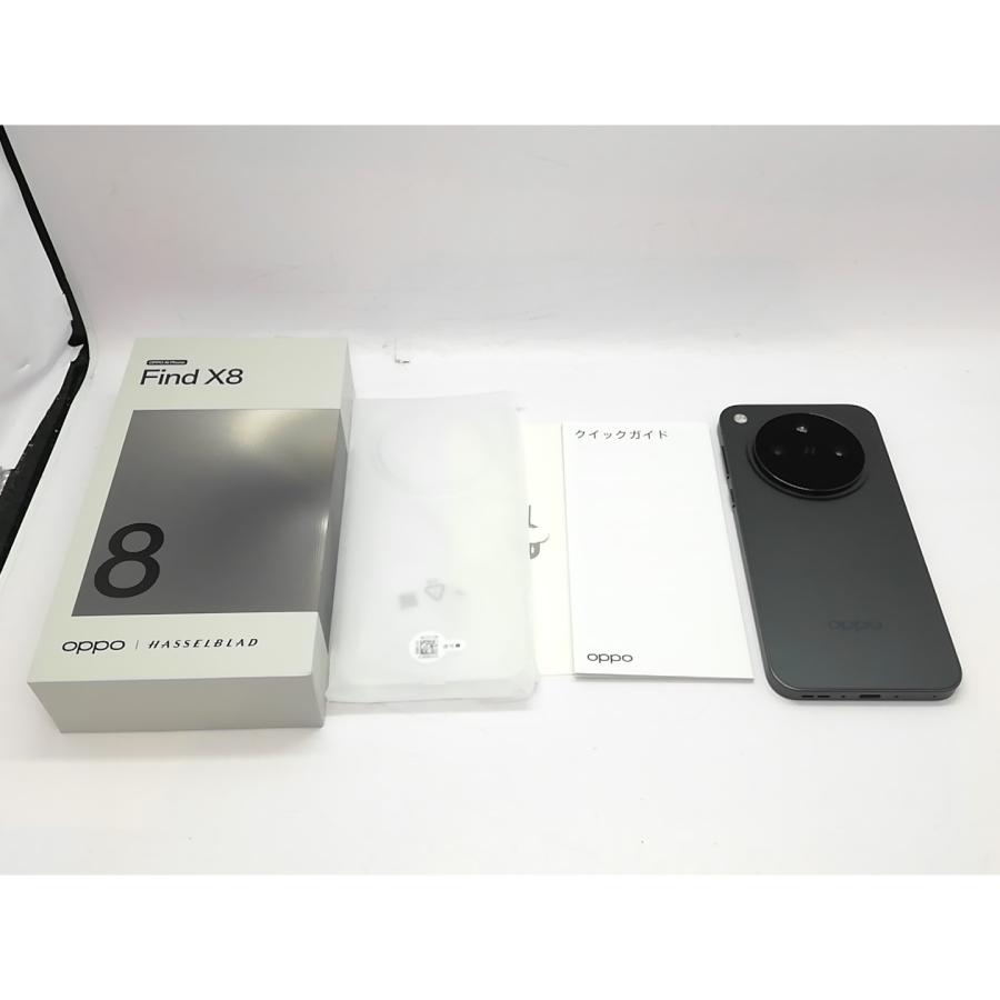 中古】Oppo 国内版 【SIMフリー】 OPPO Find X8 スペースブラック 16GB