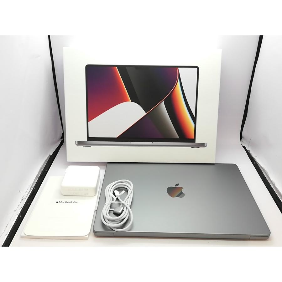 【中古】MacBook Pro 14インチ M1 Pro(CPU:8C/GPU:14C) 16GB/512GB スペースグレイ MKGP3J/A (14インチ, 2021)【立川フロム中武】保証期間１ヶ月【ランクA】の画像