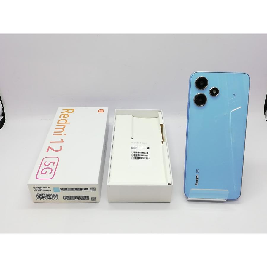 中古】Xiaomi UQmobile 【SIMフリー】 Redmi 12 5G 4GB 128GB スカイ
