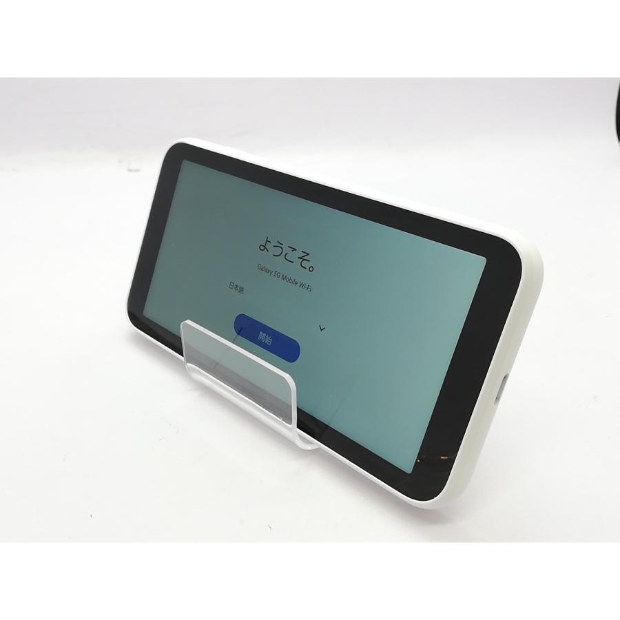 中古】SAMSUNG au 【SIMフリー】 Galaxy 5G Mobile Wi-Fi SCR01