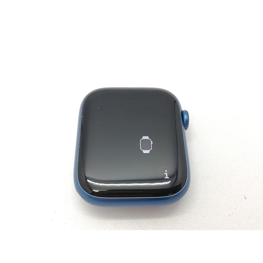 中古】Apple Apple Watch Series7 45mm GPS ブルーアルミニウムケース