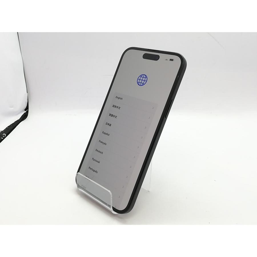 【中古】Apple docomo 【SIMフリー】 iPhone 15 Plus 128GB ブラック MU083J/A【立川フロム中武】保証期間１ヶ月【ランクB】の画像
