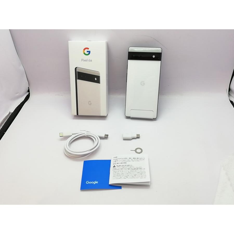 中古】Google 国内版 【SIMフリー】 Pixel 6a チョーク 6GB 128GB