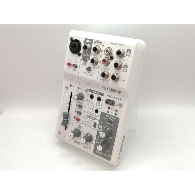 中古】YAMAHA AG03MK2 ライブストリーミングミキサー [ホワイト]【高崎 