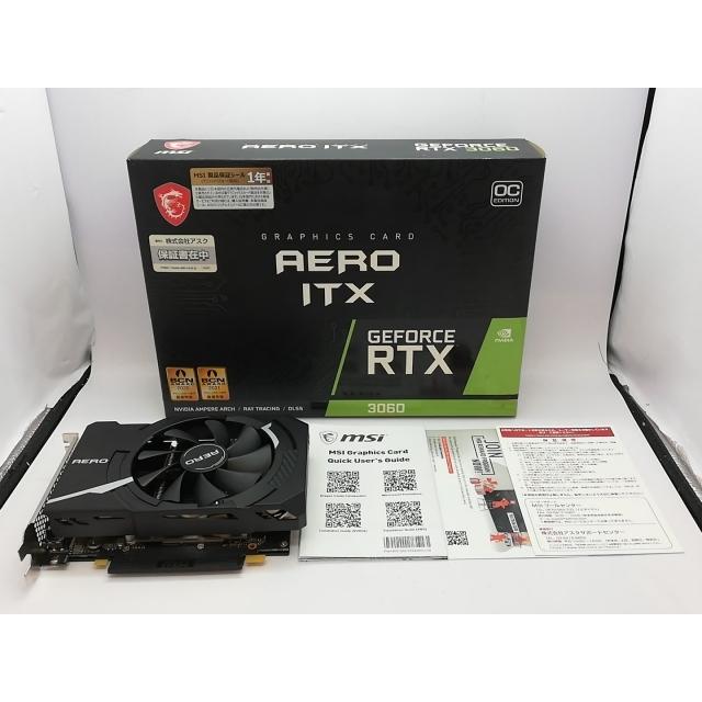 中古】MSI GeForce RTX 3060 AERO ITX 12G OC RTX3060/12GB(GDDR6 