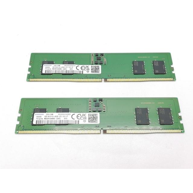 中古】DDR5 8GB 2枚組（合計16GB） DDR5-4800(PC5-38400