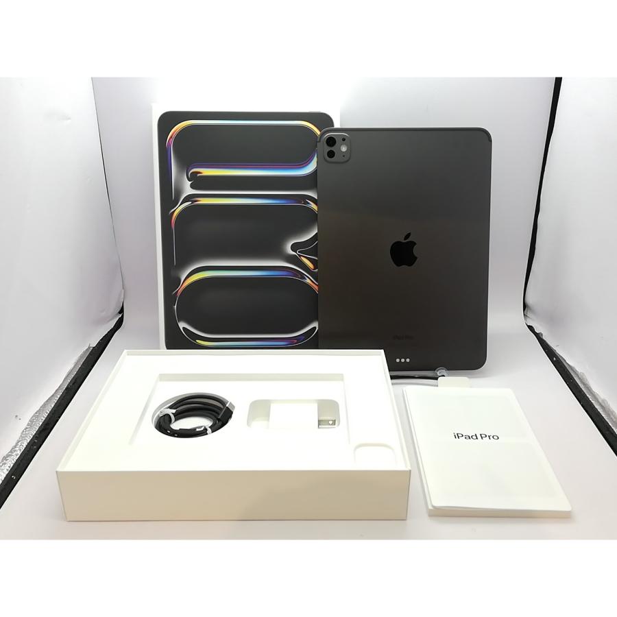 【中古】Apple 【Wi-Fi】 11インチ iPad Pro（M4/2024） 256GB スペースブラック 標準ガラス MVV83J/A【立川フロム中武】保証期間１ヶ月【ランクA】の画像