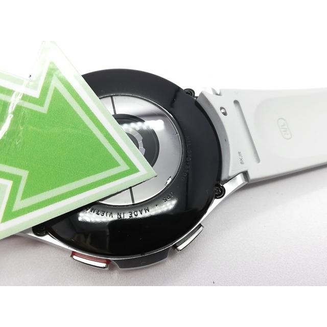 中古】SAMSUNG Galaxy Watch4 Classic 46mm SM-R890NZSAXJP シルバー 