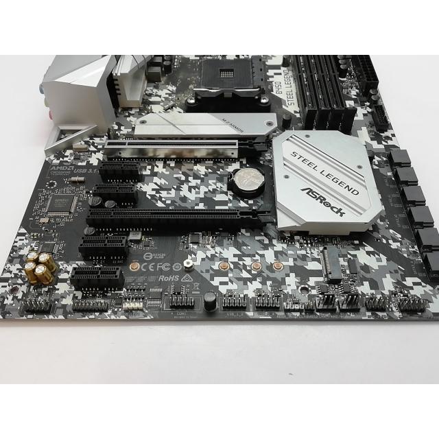 中古】ASRock B450 Steel Legend B450/AM4/ATX【立川フロム中武】保証