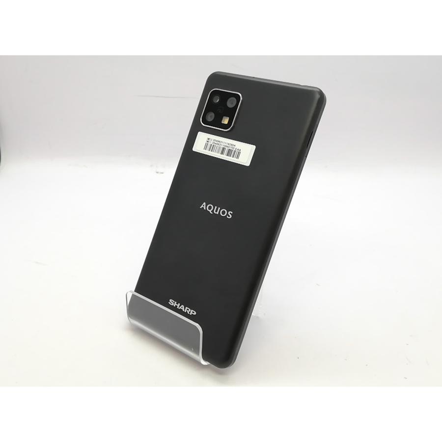 中古】SHARP 国内版 【SIMフリー】 AQUOS sense4 ブラック 4GB 64GB SH