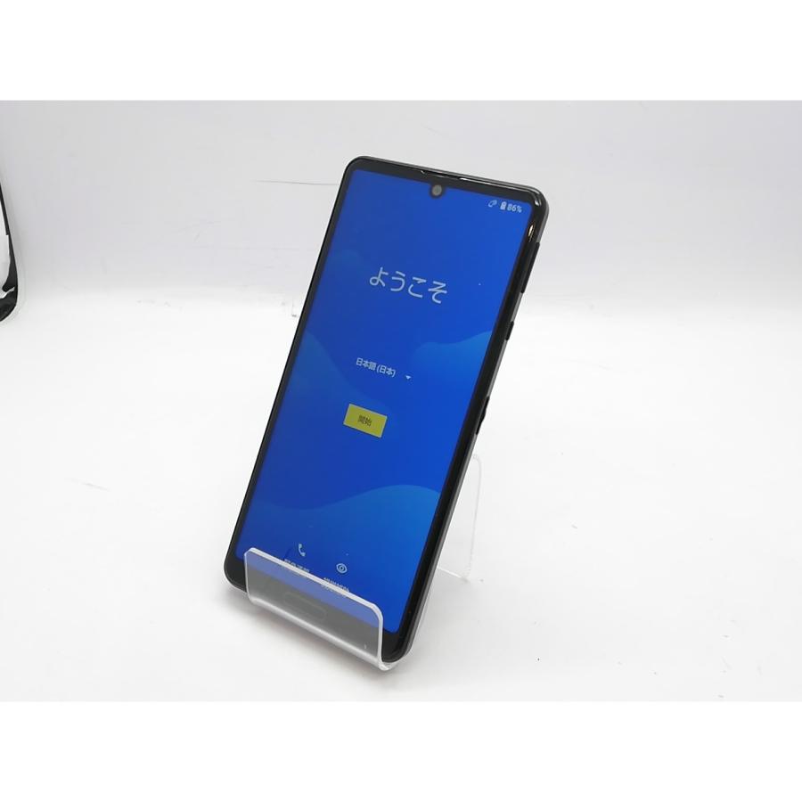 中古】SHARP 国内版 【SIMフリー】 AQUOS sense4 ブラック 4GB 64GB SH