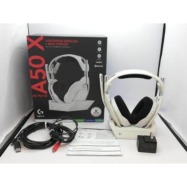 【中古】Logicool ASTRO A50 X A50X-WH＋ベースステーション [ホワイト]【立川フロム中武】保証期間１ヶ月【ランクA】の画像